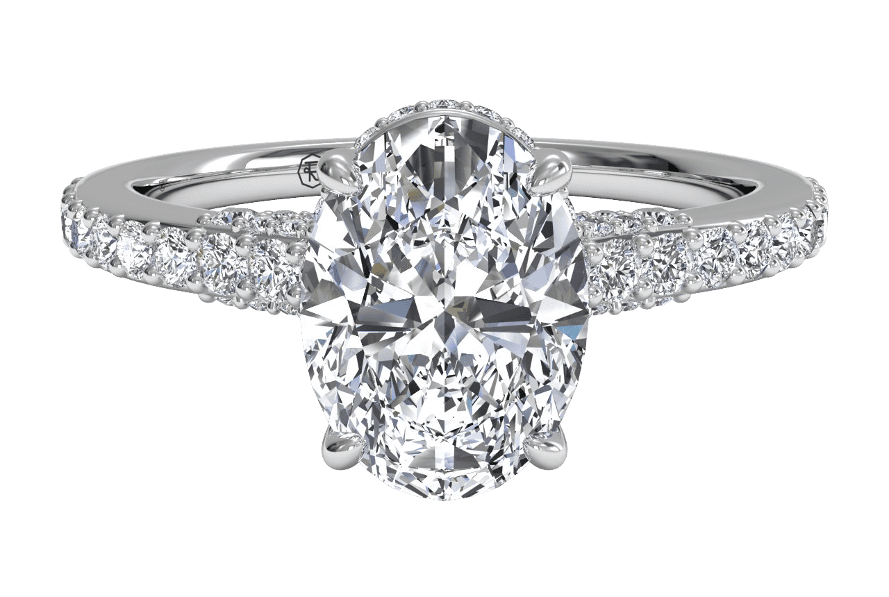 The Harper / 0.57 Carat Oval Lab Diamond