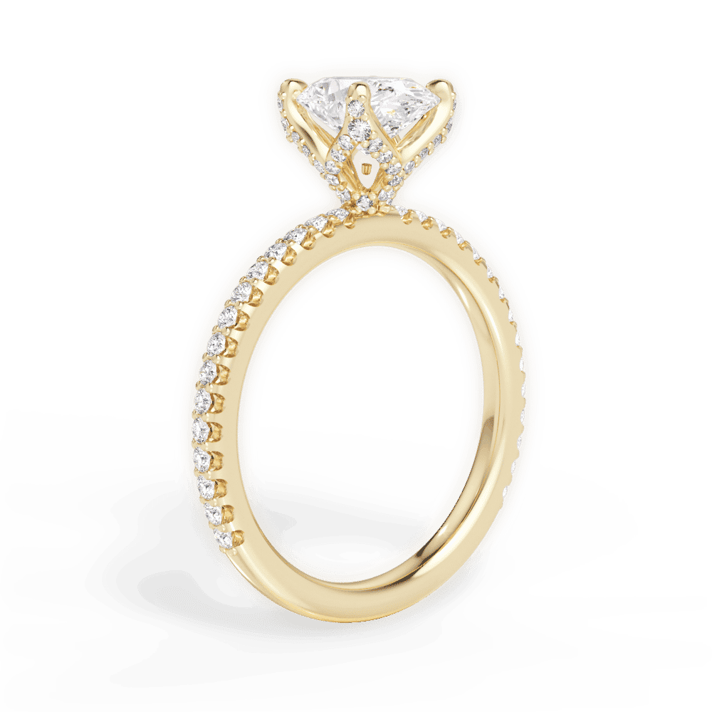 14kt Yellow Gold/18kt Yellow Gold/oval/front