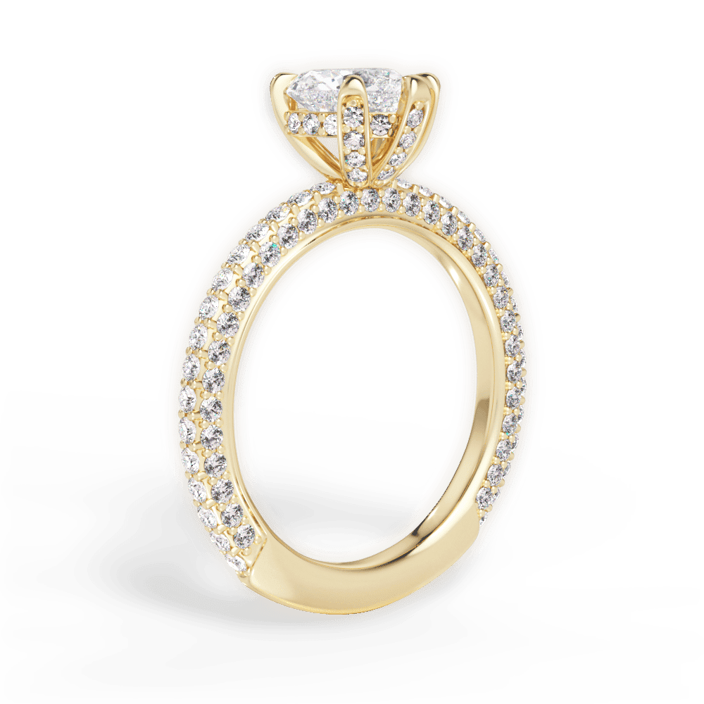 14kt Yellow Gold/18kt Yellow Gold/heart/front