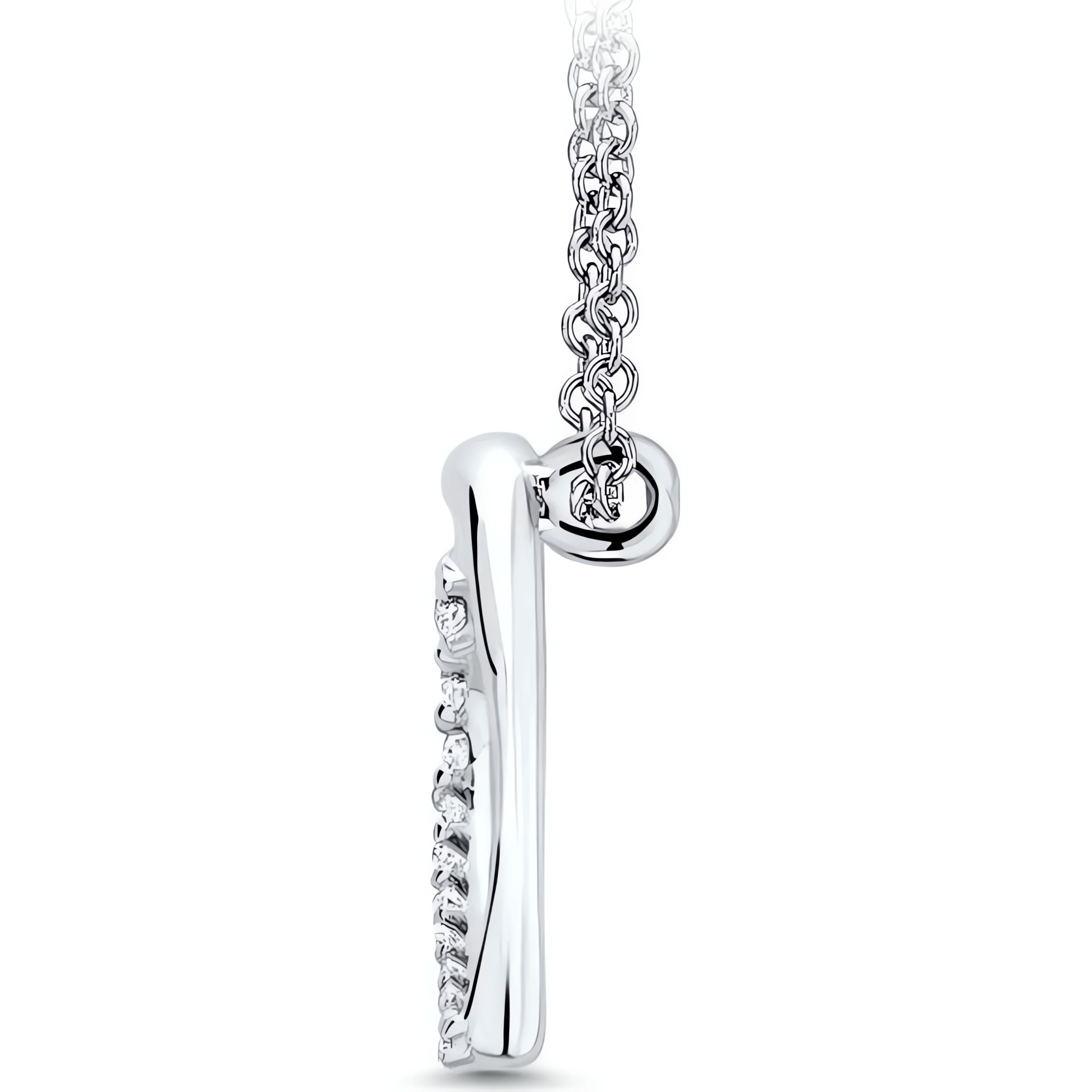 14kt White Gold/side