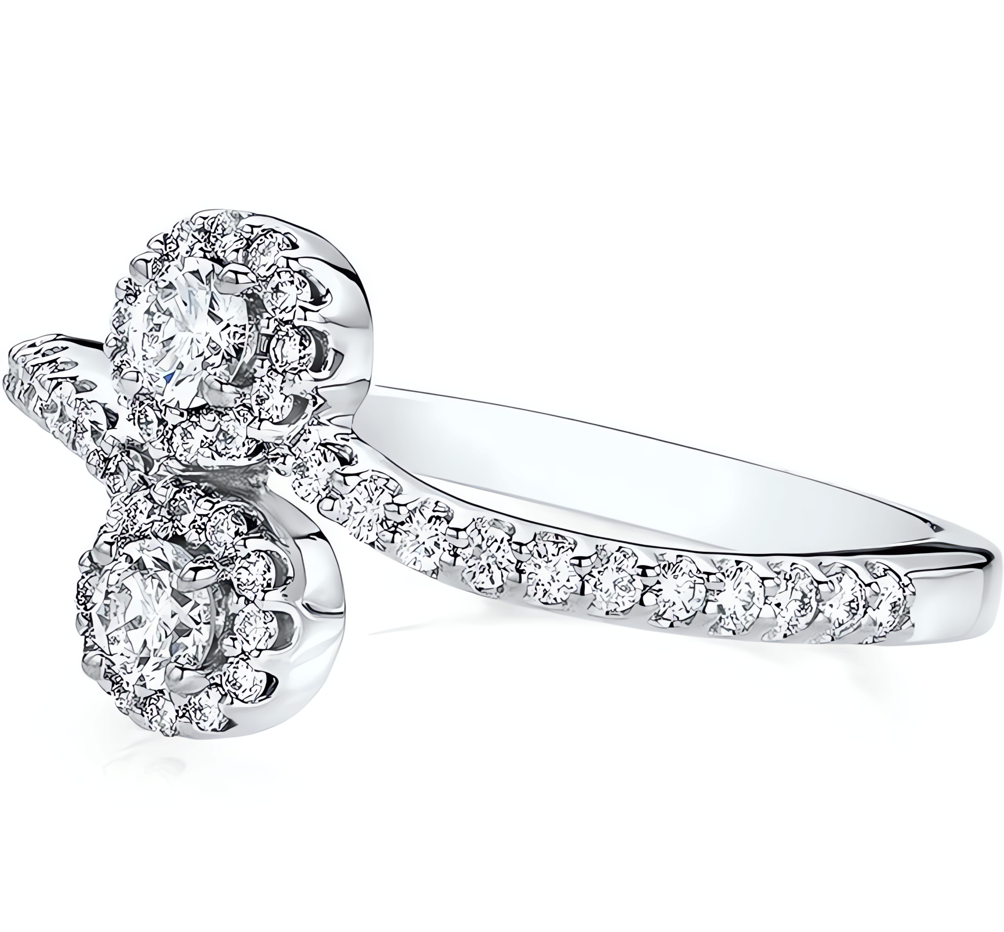 18kt White Gold/side