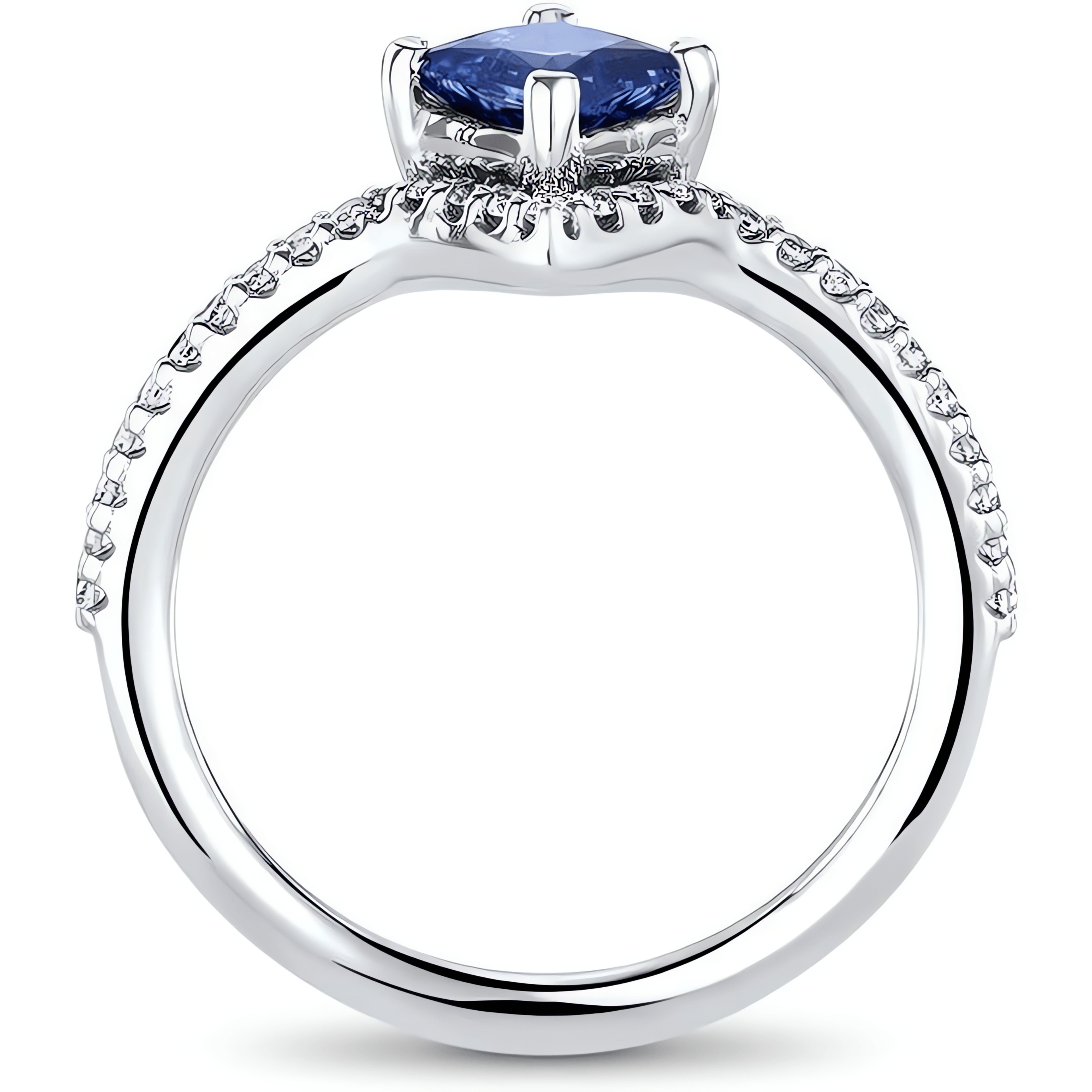 18kt White Gold/front