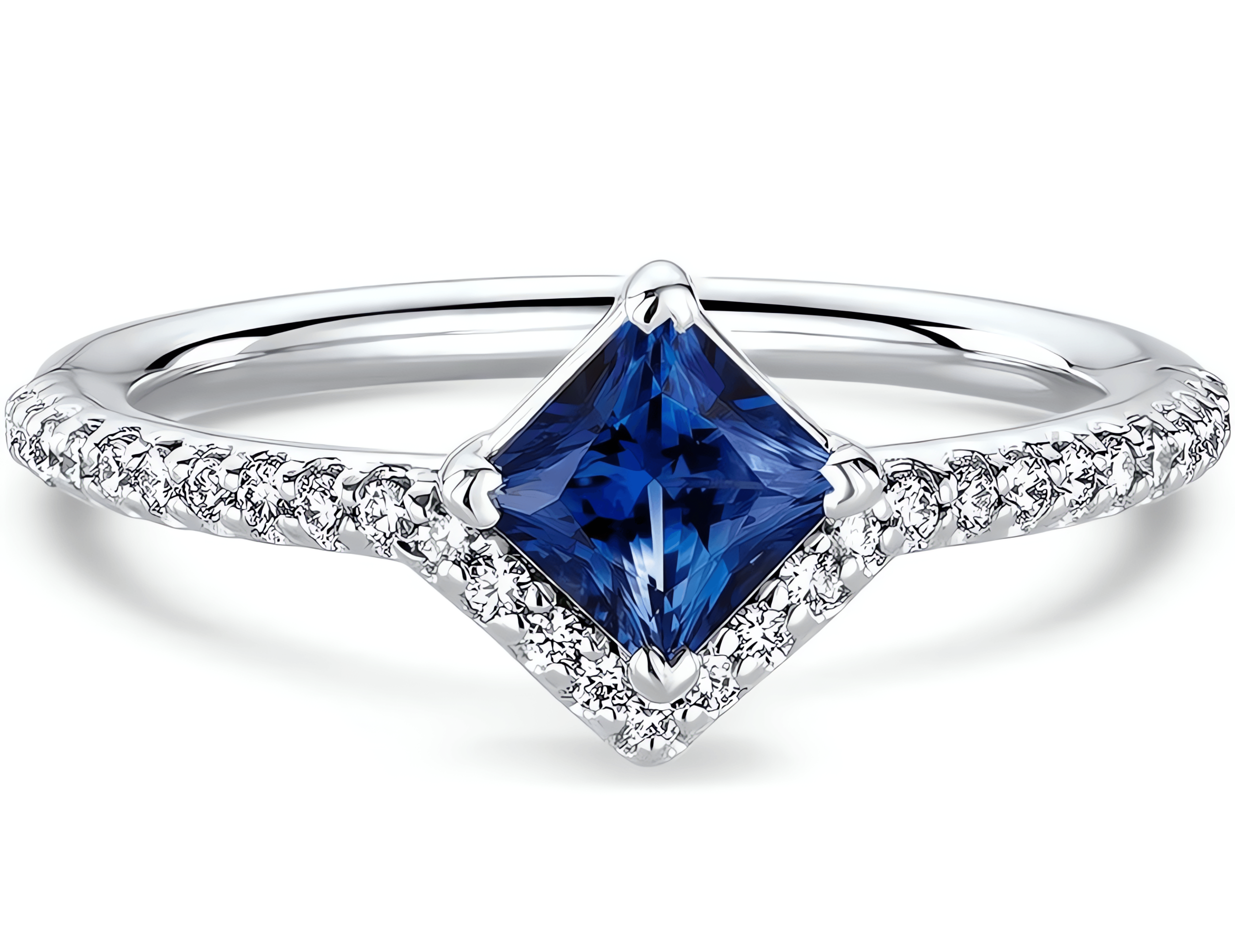 18kt White Gold/top