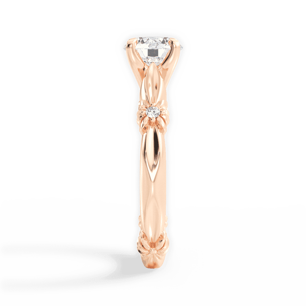 14kt Rose Gold/18kt Rose Gold/round/perspective