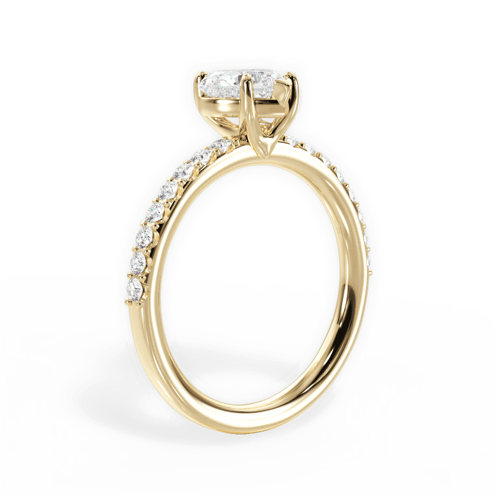 14kt Yellow Gold/18kt Yellow Gold/heart/front