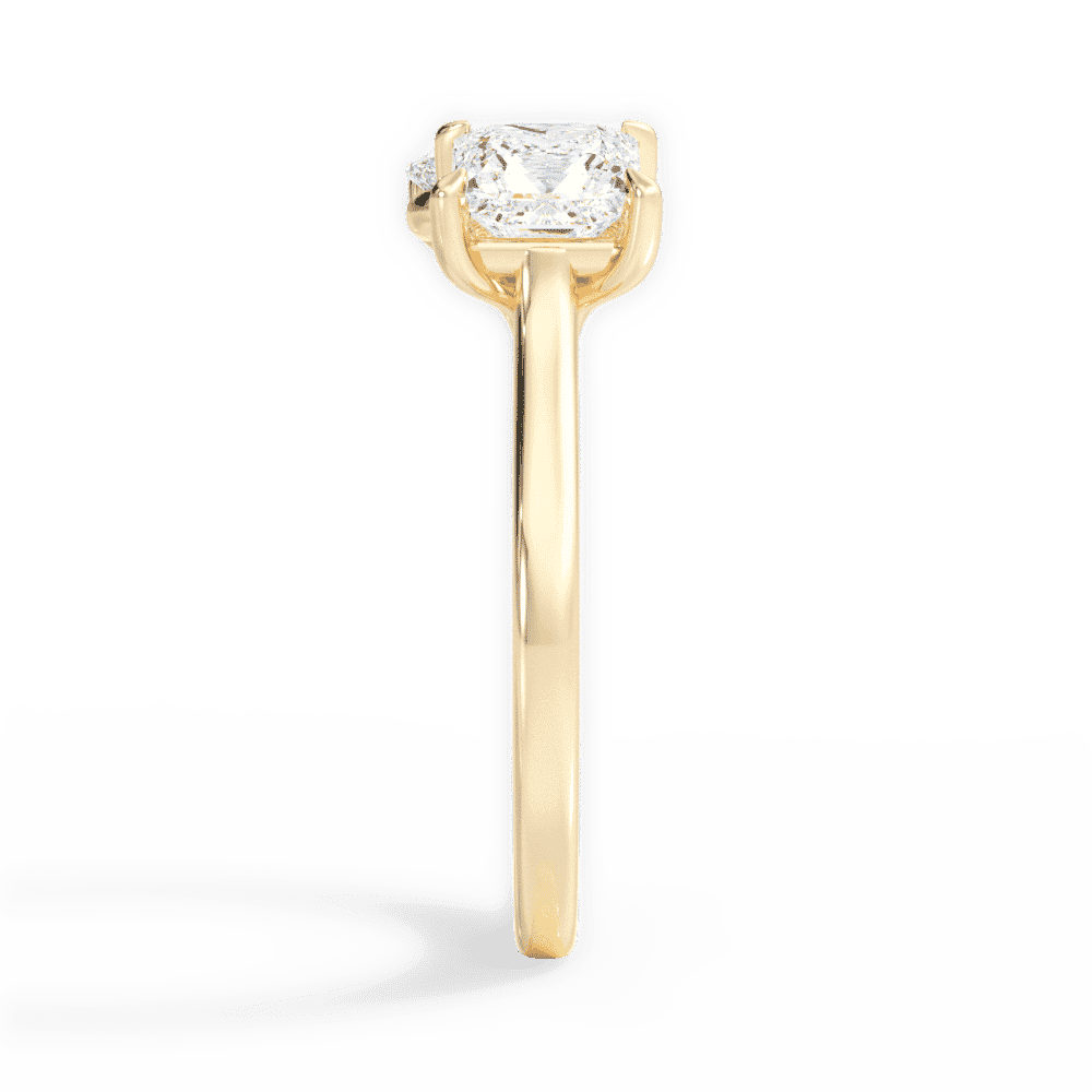 14kt Yellow Gold/18kt Yellow Gold/oval/side