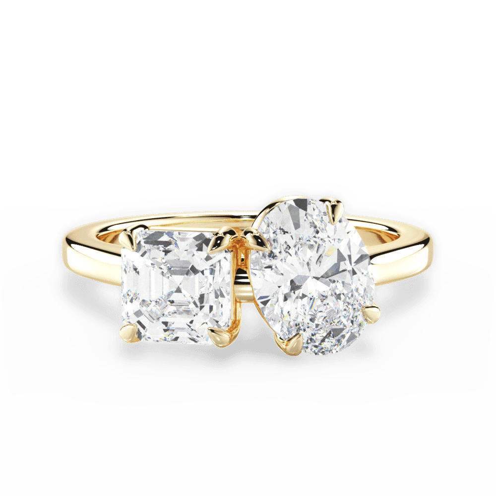 14kt Yellow Gold/18kt Yellow Gold/oval/top