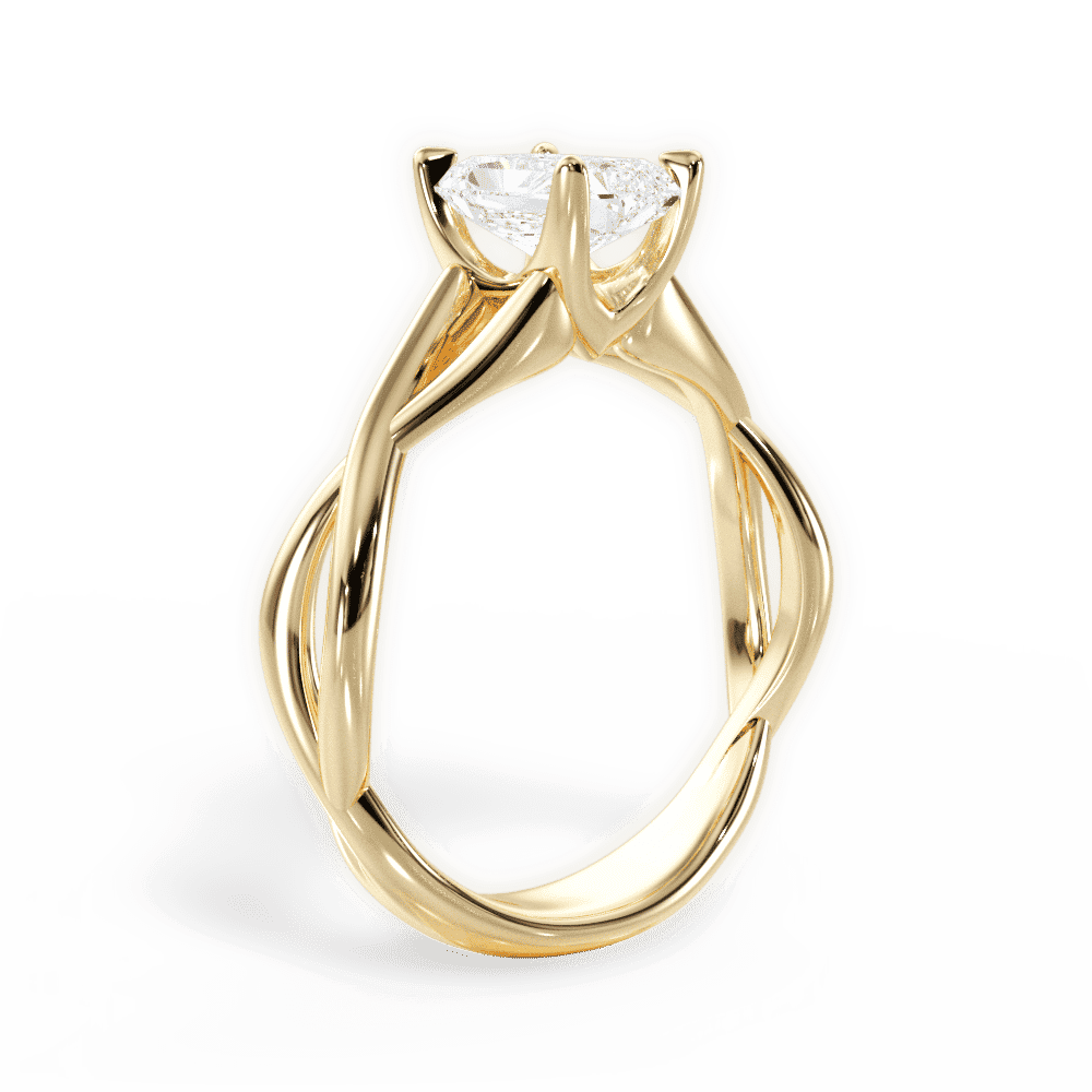14kt Yellow Gold/18kt Yellow Gold/radiant/front