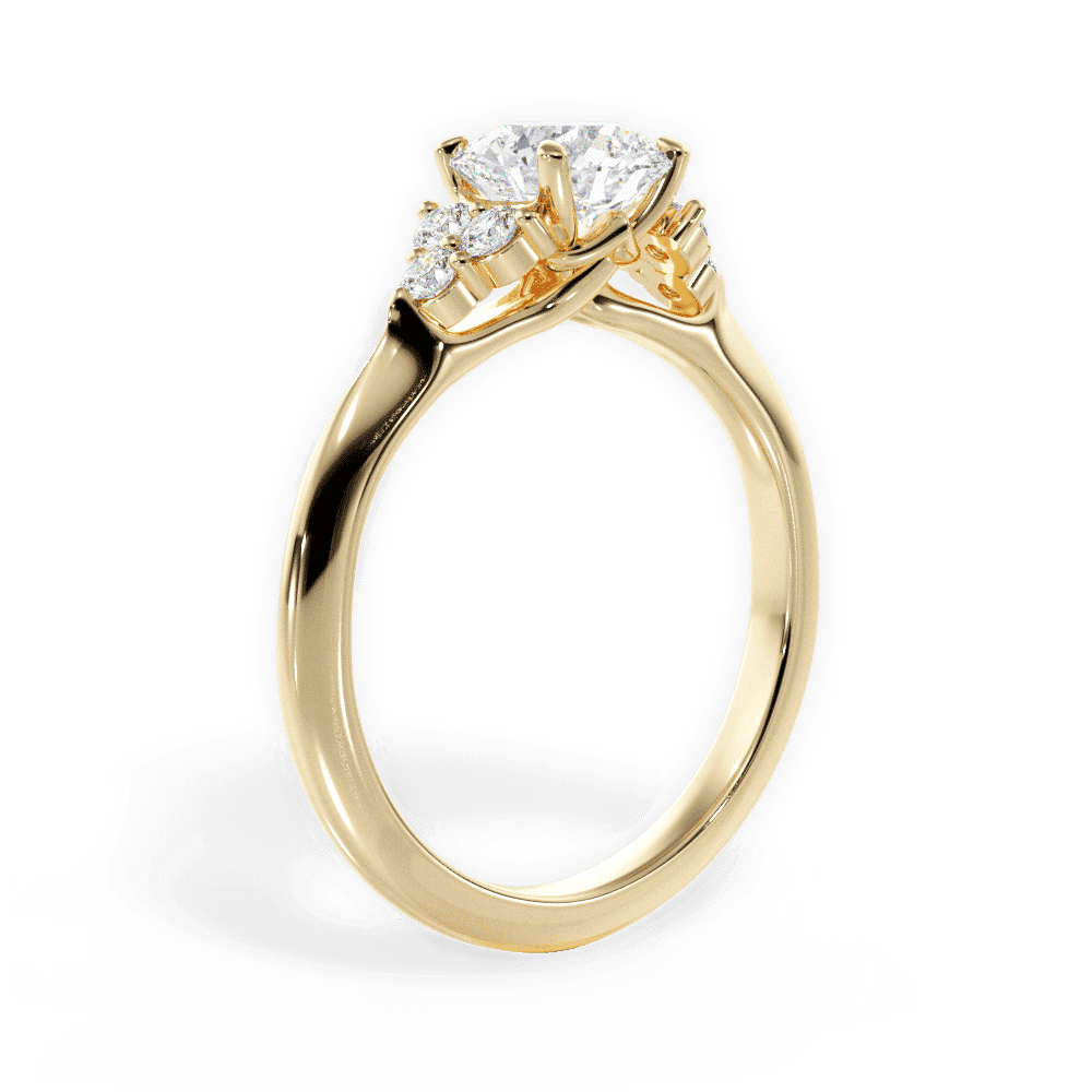 14kt Yellow Gold/18kt Yellow Gold/round/front