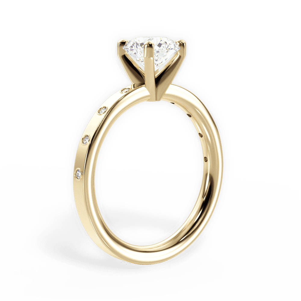 14kt Yellow Gold/18kt Yellow Gold/round/front