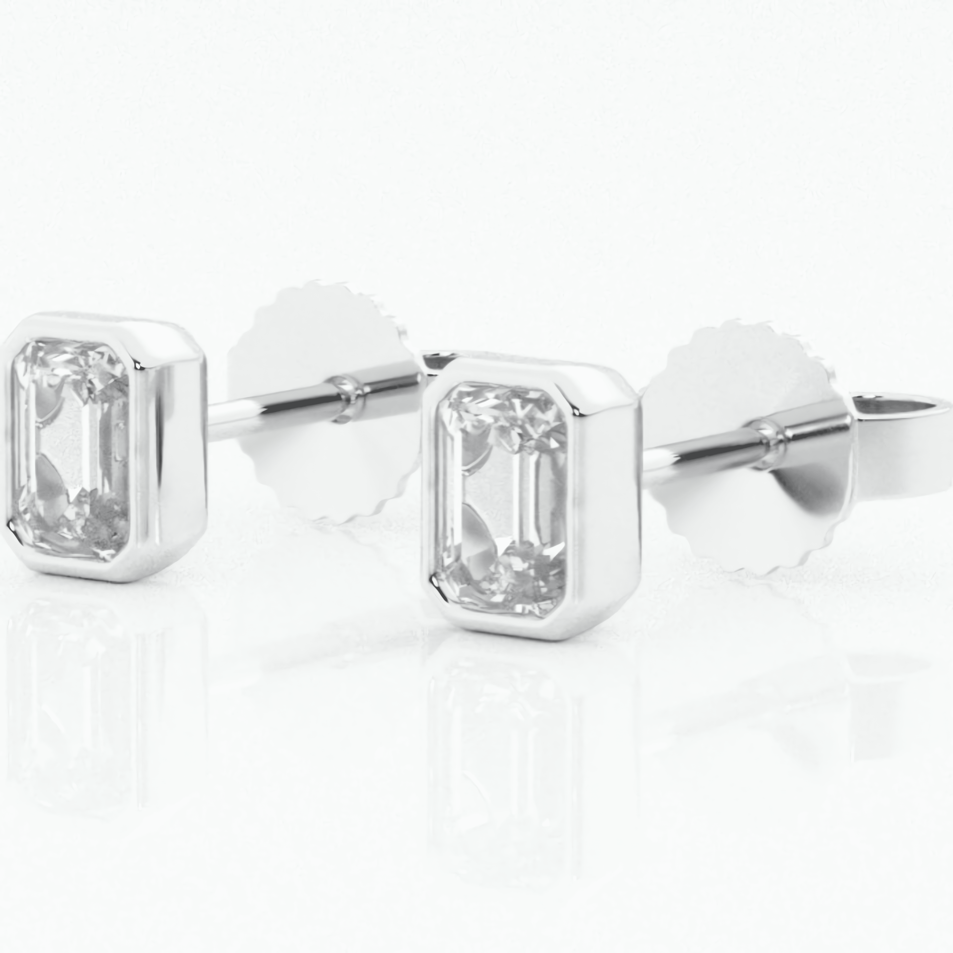 14kt white gold/0.50 ctw/side