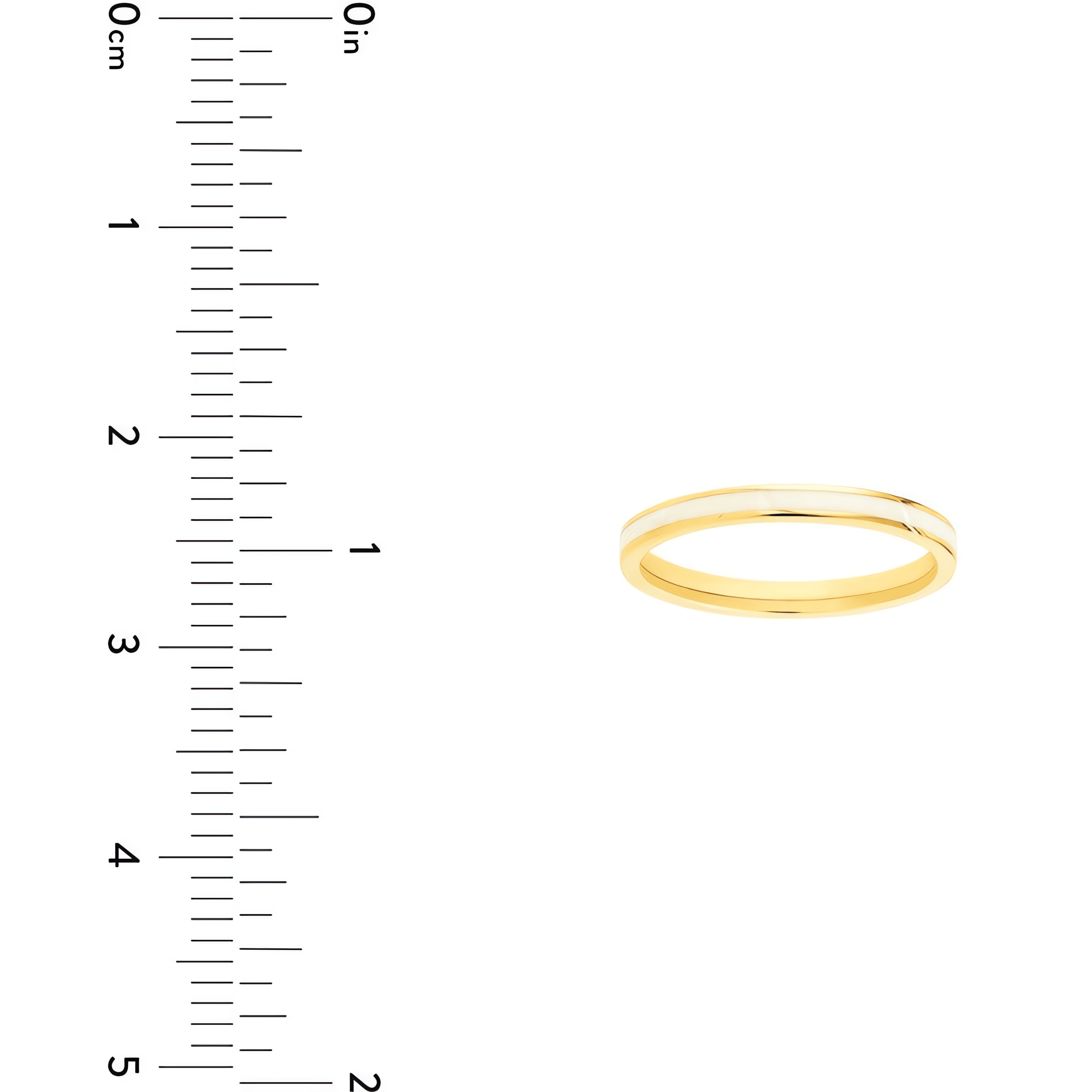 14kt yellow gold/perspective