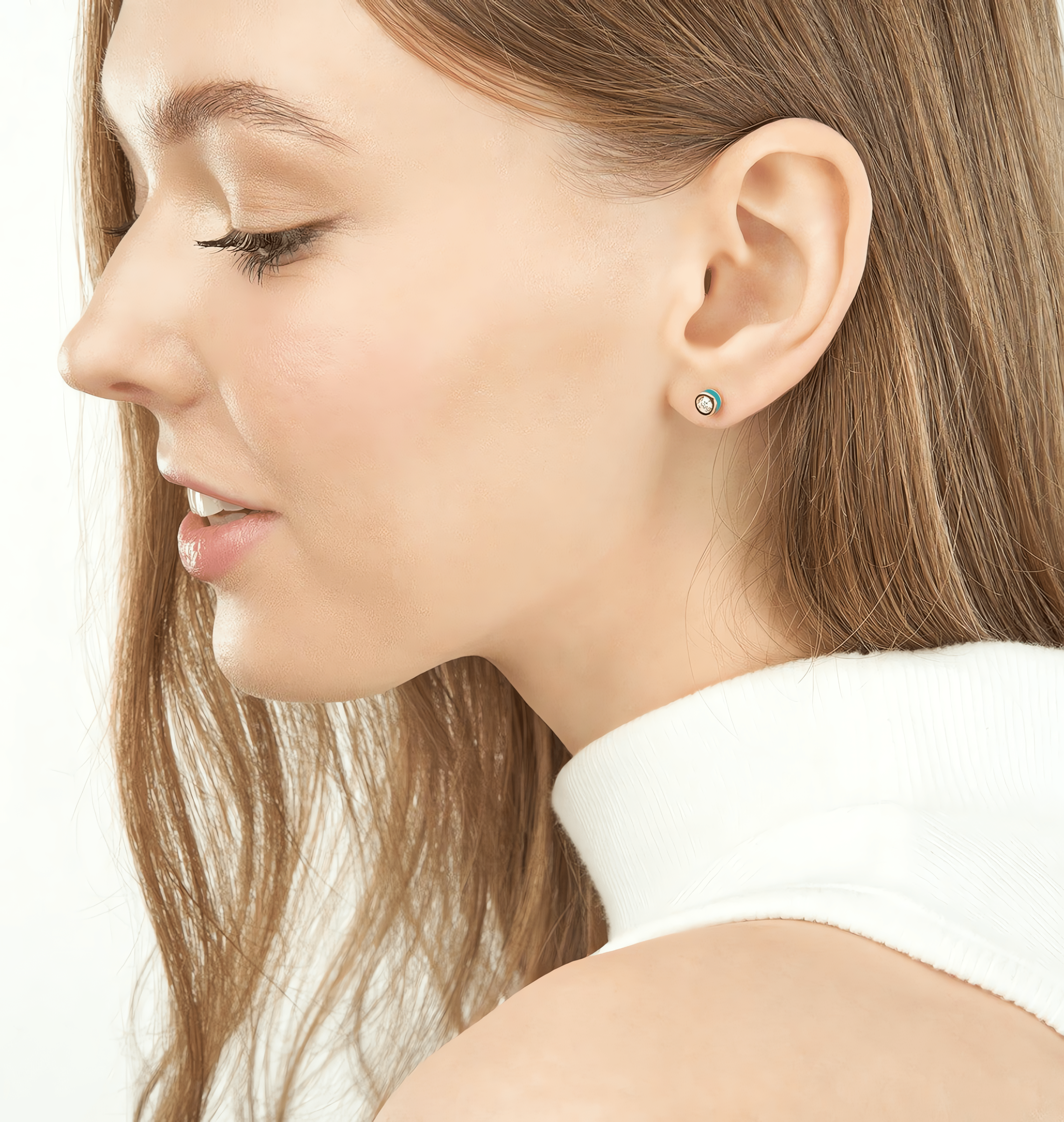14kt yellow gold/on model
