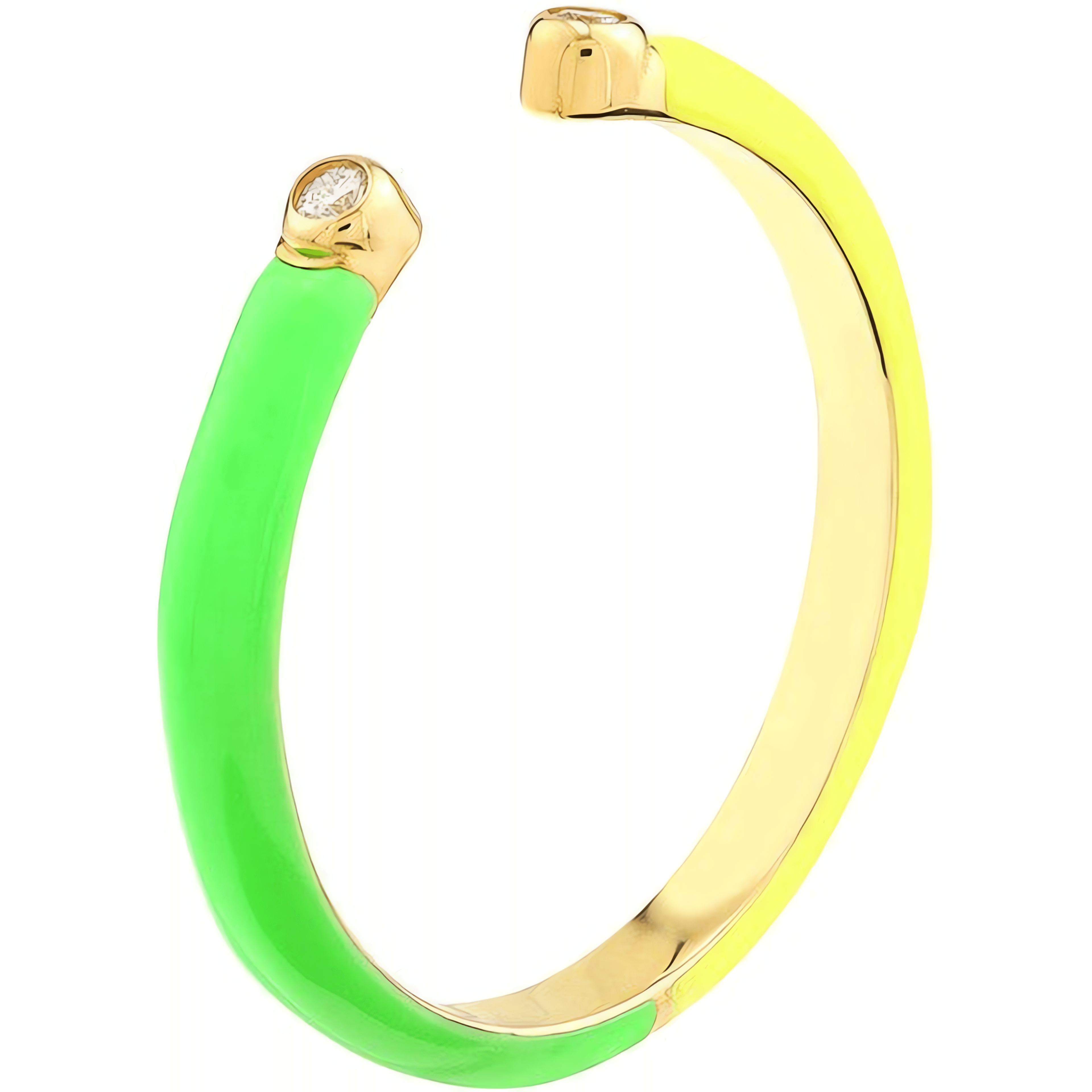 14kt yellow gold/side