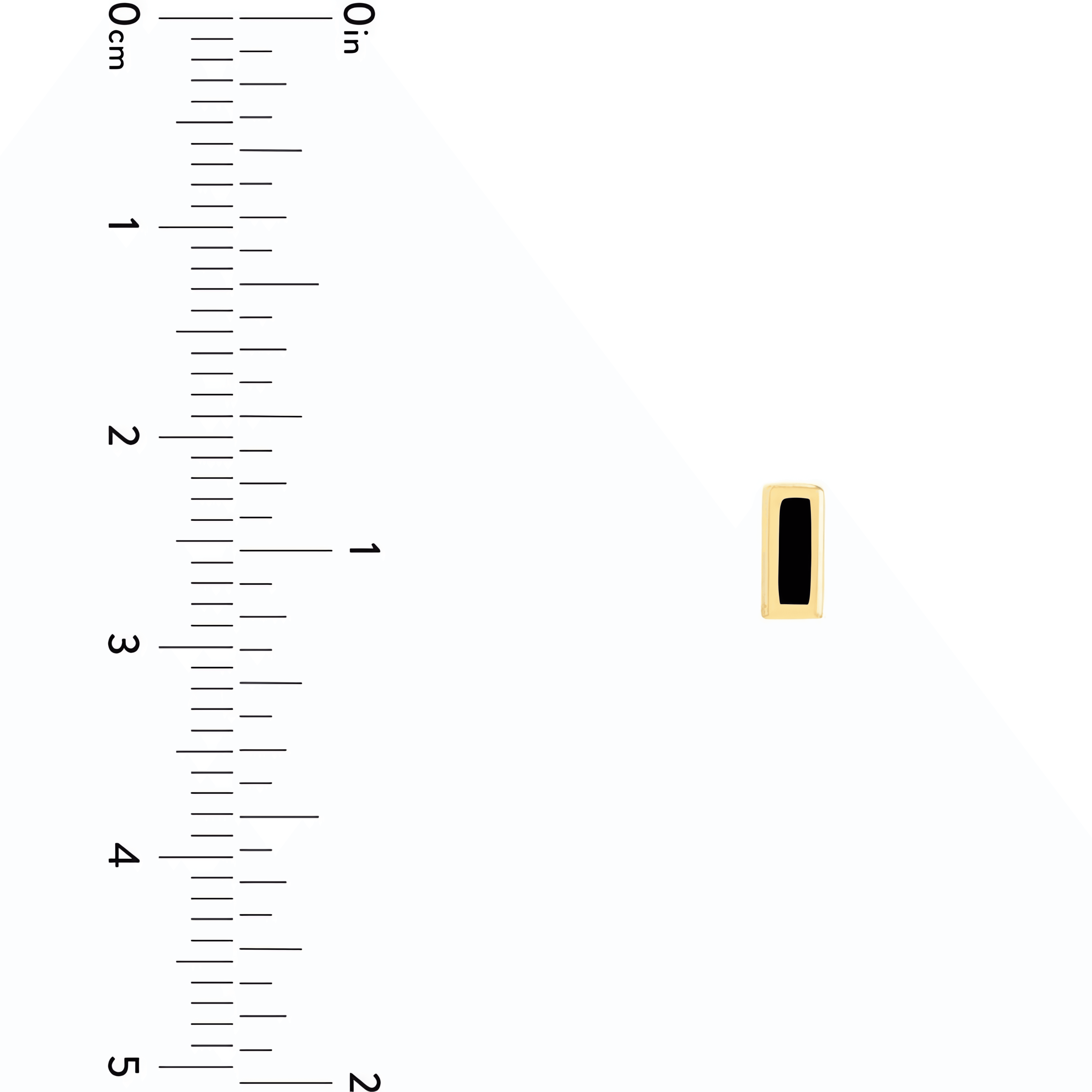 14kt yellow gold/measurements