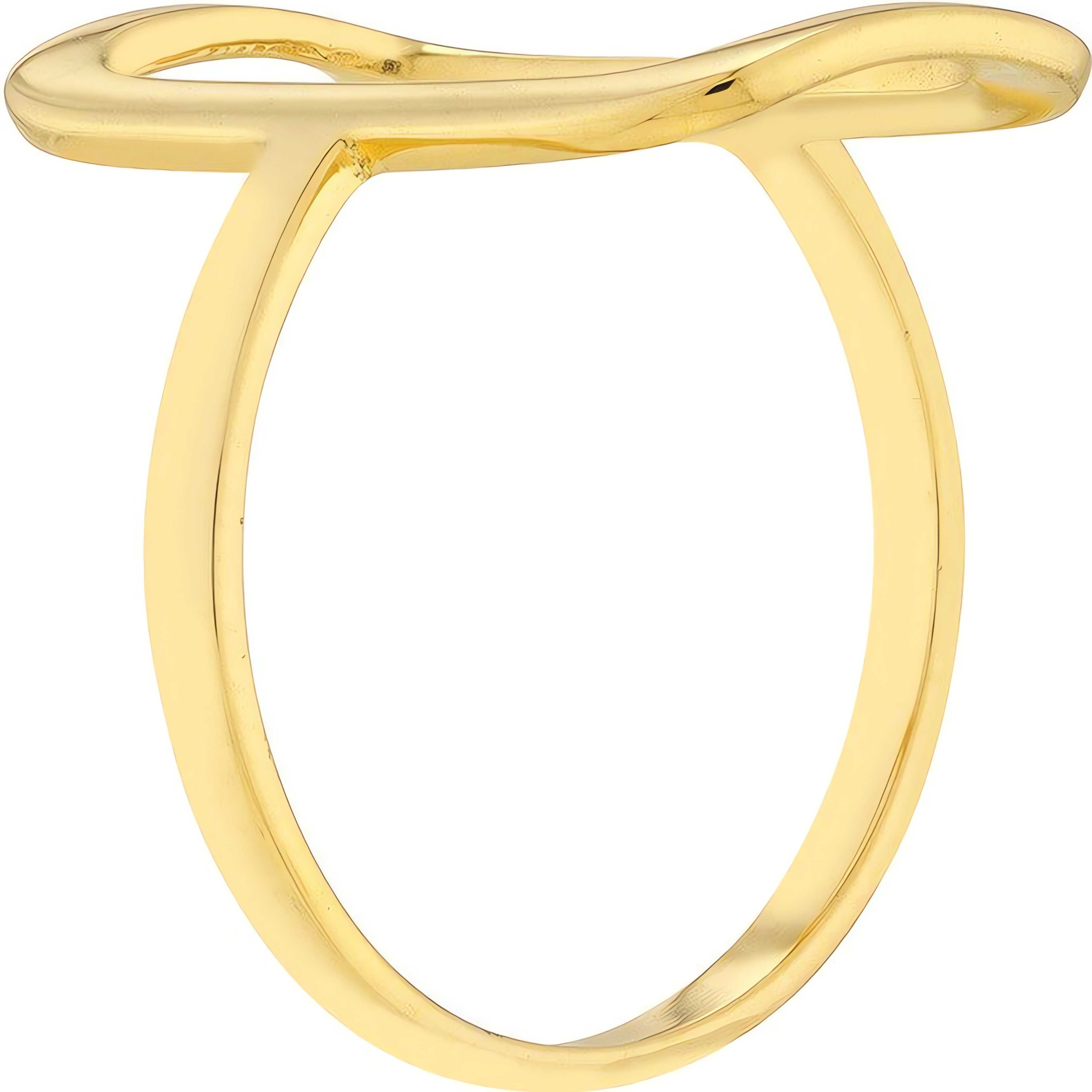14kt yellow gold/side