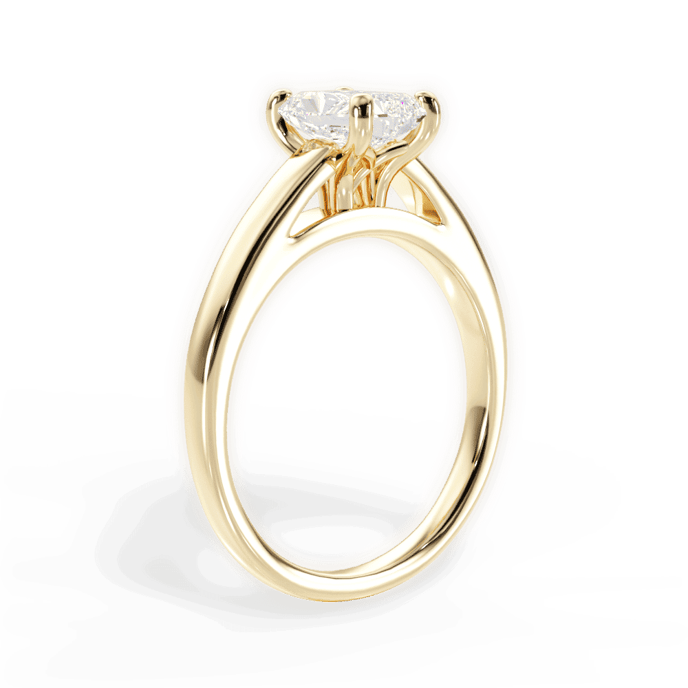 14kt Yellow Gold/18kt Yellow Gold/radiant/front