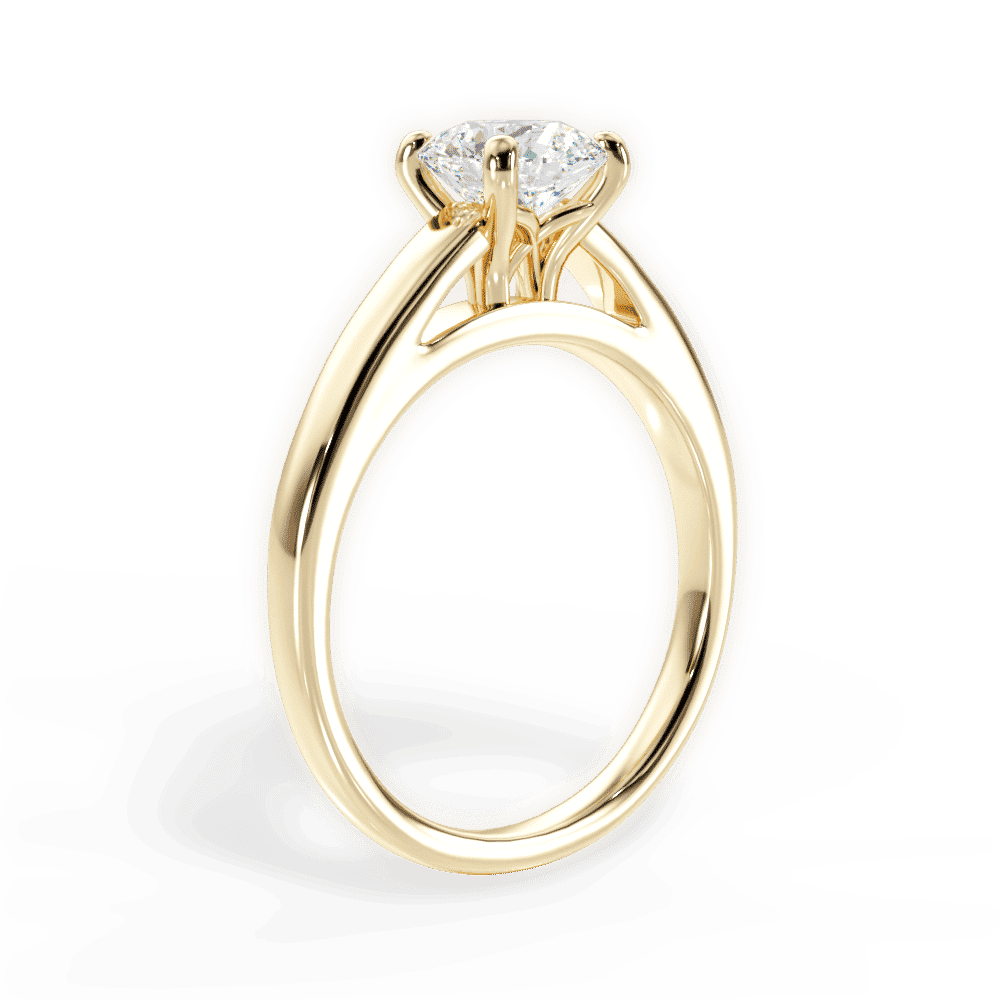 14kt Yellow Gold/18kt Yellow Gold/round/front