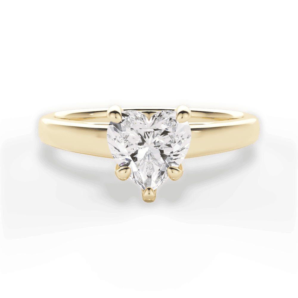 14kt Yellow Gold/18kt Yellow Gold/heart/top