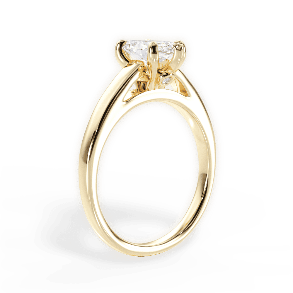 14kt Yellow Gold/18kt Yellow Gold/marquise/front
