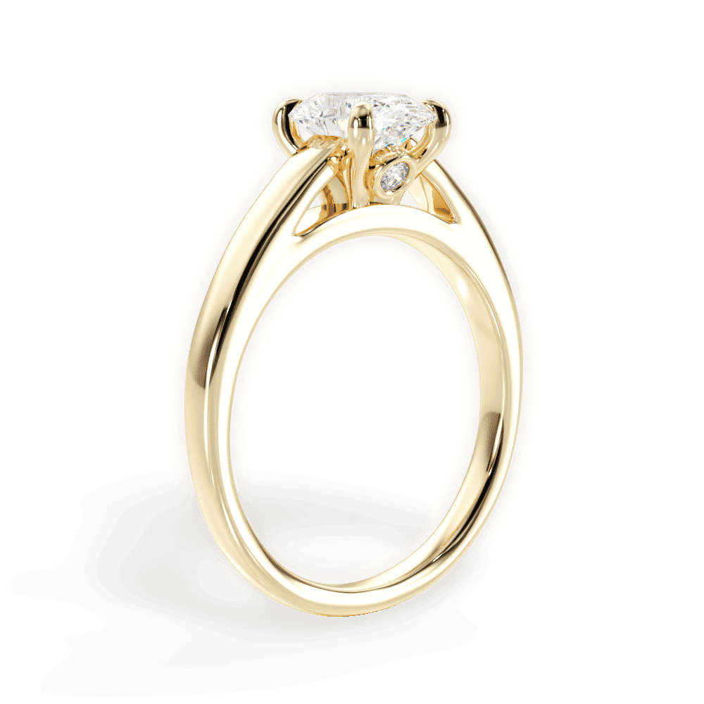 14kt Yellow Gold/18kt Yellow Gold/oval/front