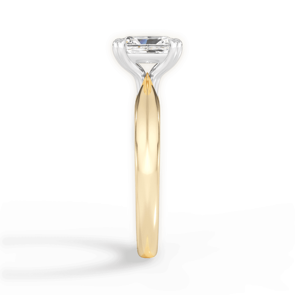 14kt Yellow Gold/18kt Yellow Gold/radiant/side