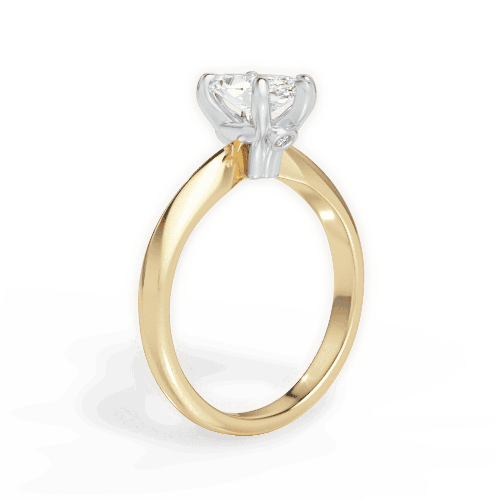 14kt Yellow Gold/18kt Yellow Gold/marquise/front