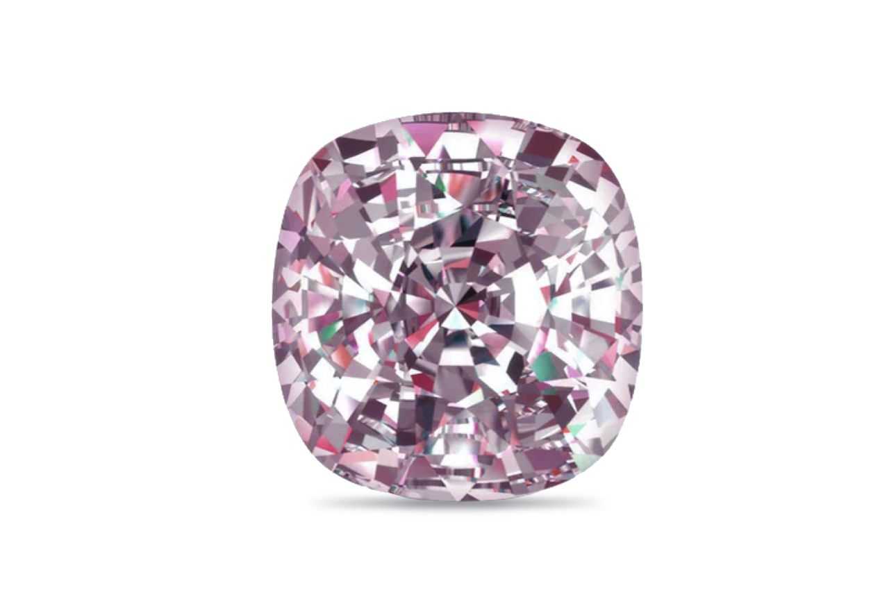 Pink Diamond Cushion Single