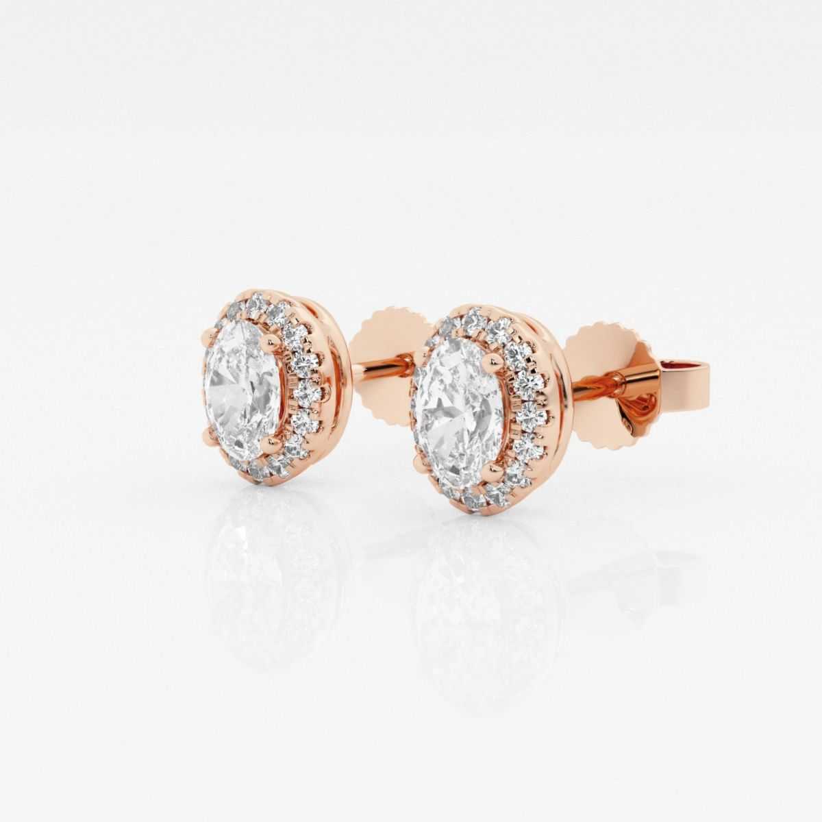 14kt rose gold/side