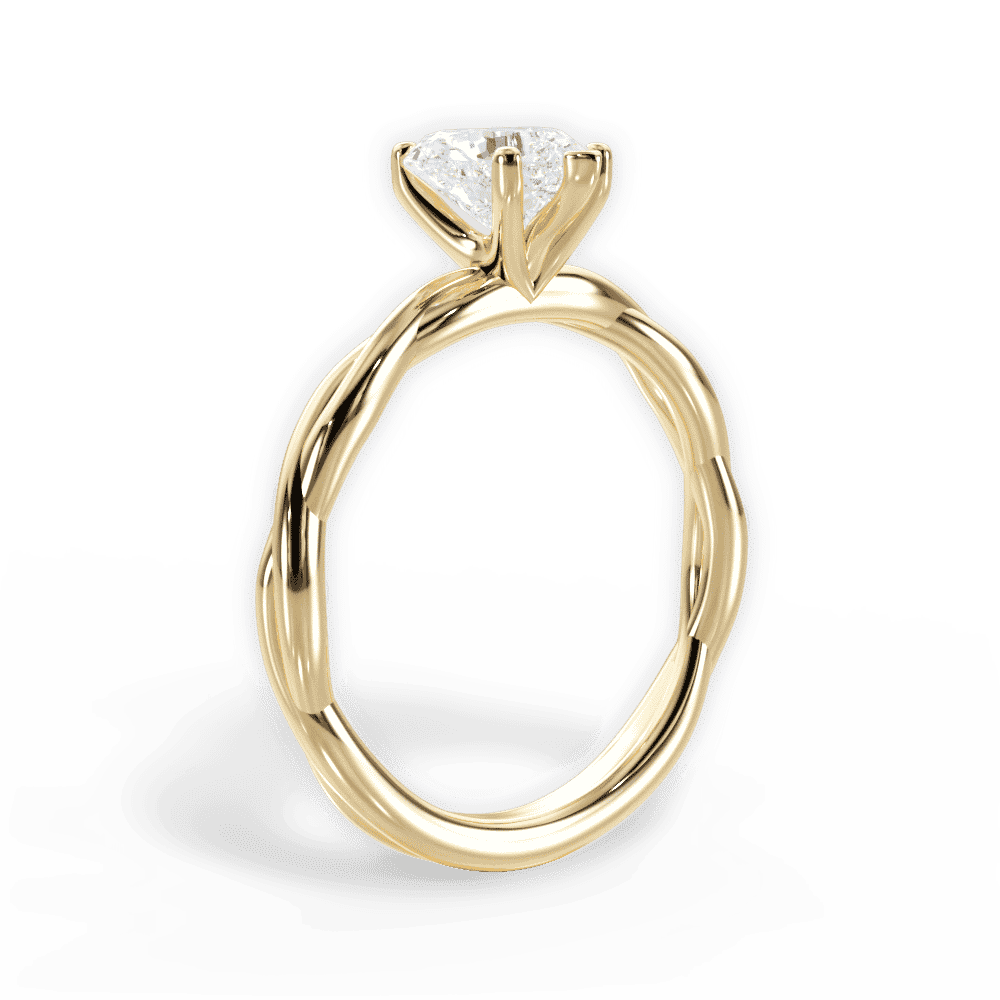 14kt Yellow Gold/18kt Yellow Gold/heart/front
