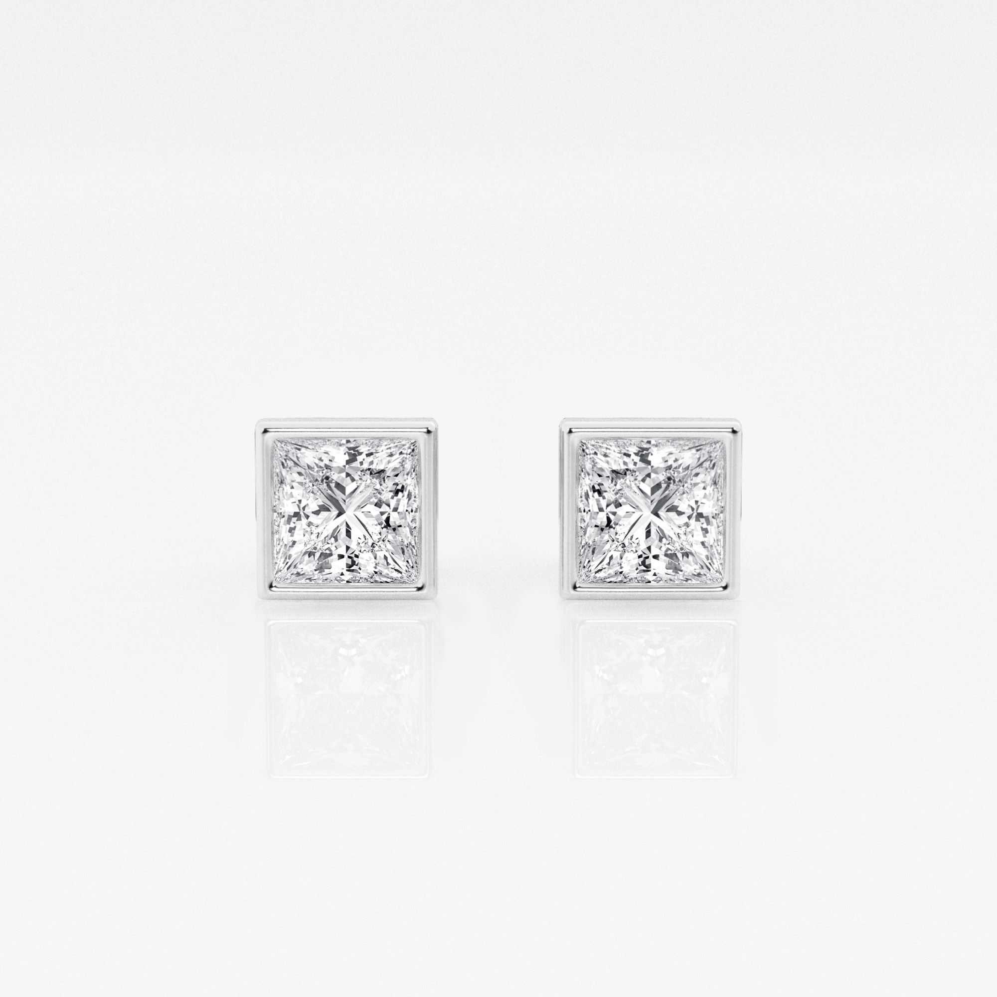 14kt White Gold/18kt White Gold/Platinum/princess/top