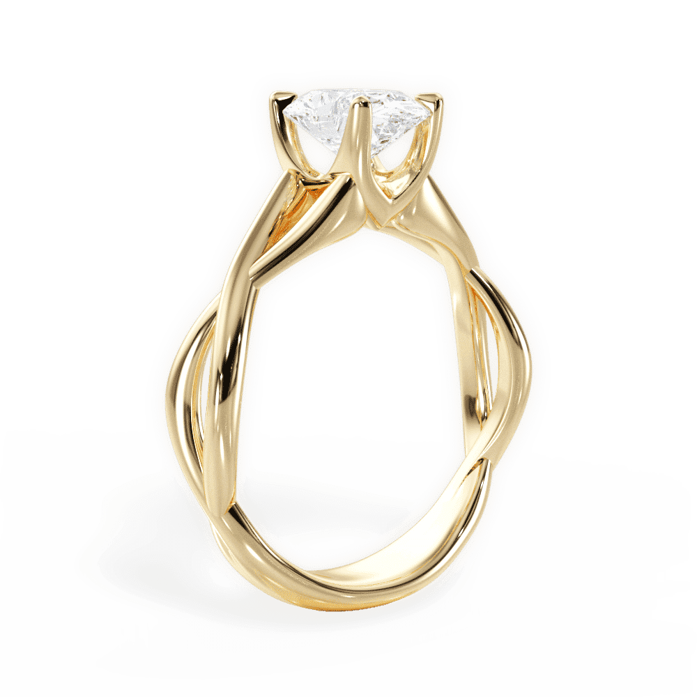 14kt Yellow Gold/18kt Yellow Gold/oval/front