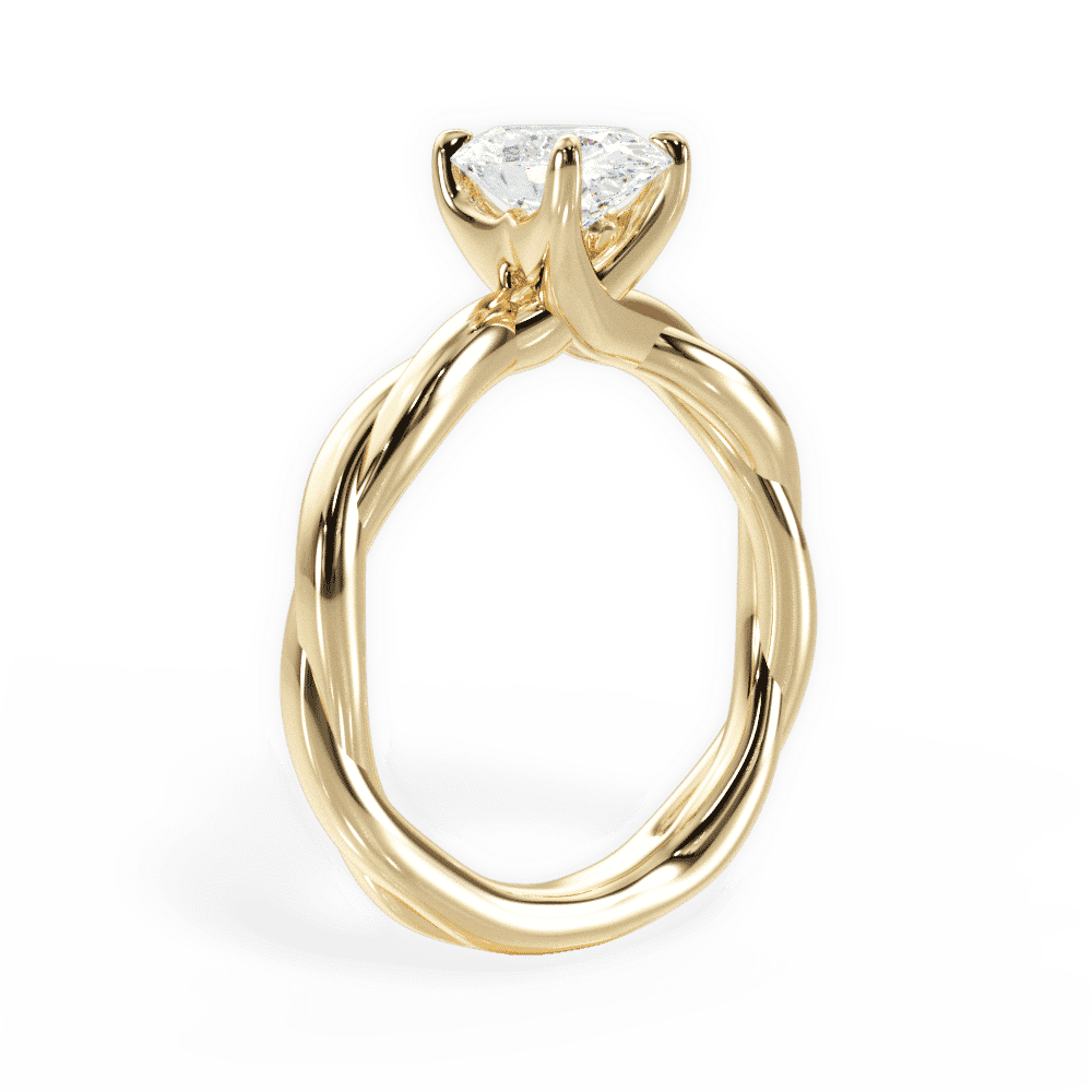 14kt Yellow Gold/18kt Yellow Gold/oval/front
