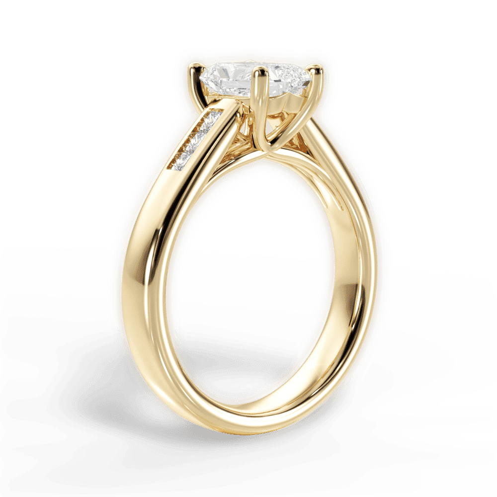 14kt Yellow Gold/18kt Yellow Gold/radiant/front