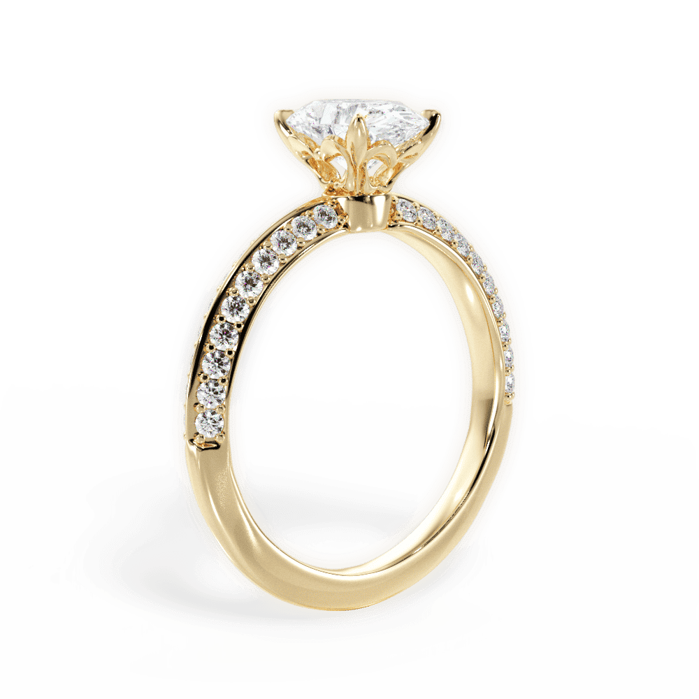 14kt Yellow Gold/18kt Yellow Gold/oval/front