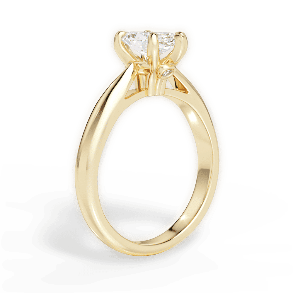 14kt Yellow Gold/18kt Yellow Gold/marquise/front