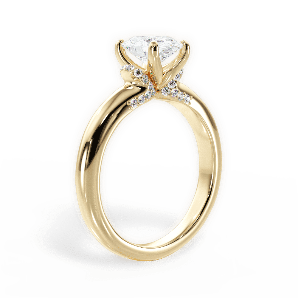 14kt Yellow Gold/18kt Yellow Gold/oval/front