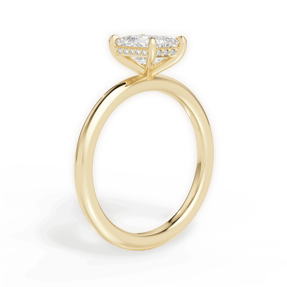 14kt Yellow Gold/18kt Yellow Gold/emerald/front