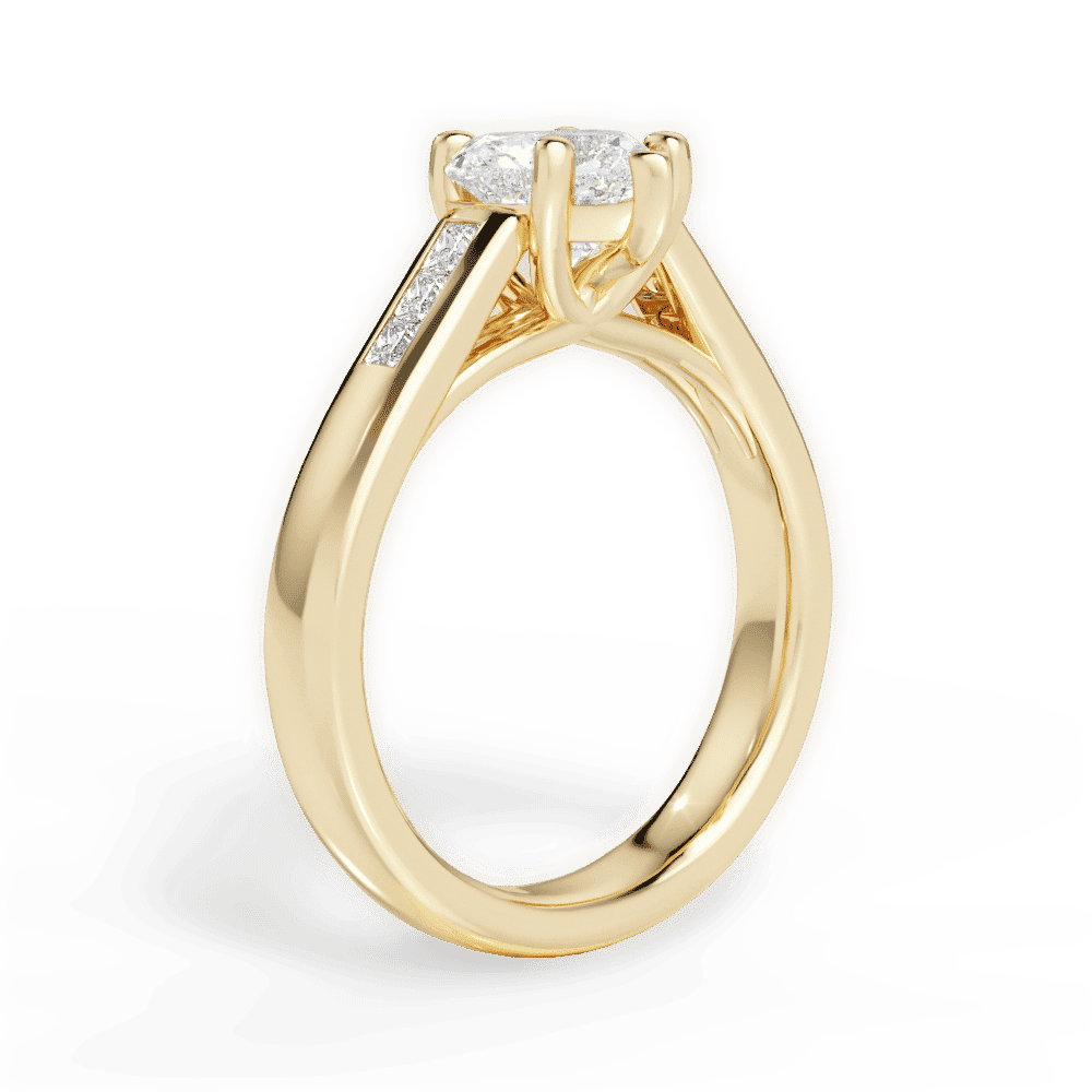 14kt Yellow Gold/18kt Yellow Gold/heart/front