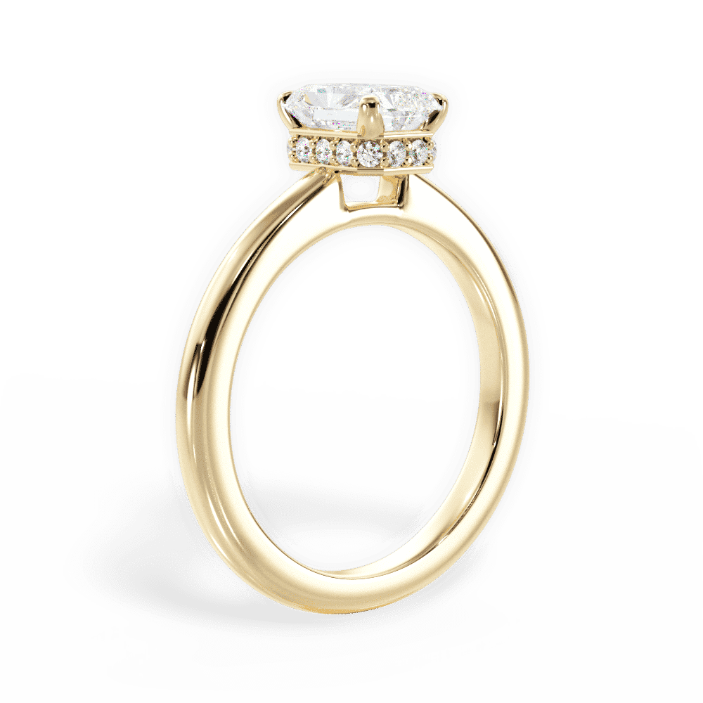 14kt Yellow Gold/18kt Yellow Gold/radiant/front