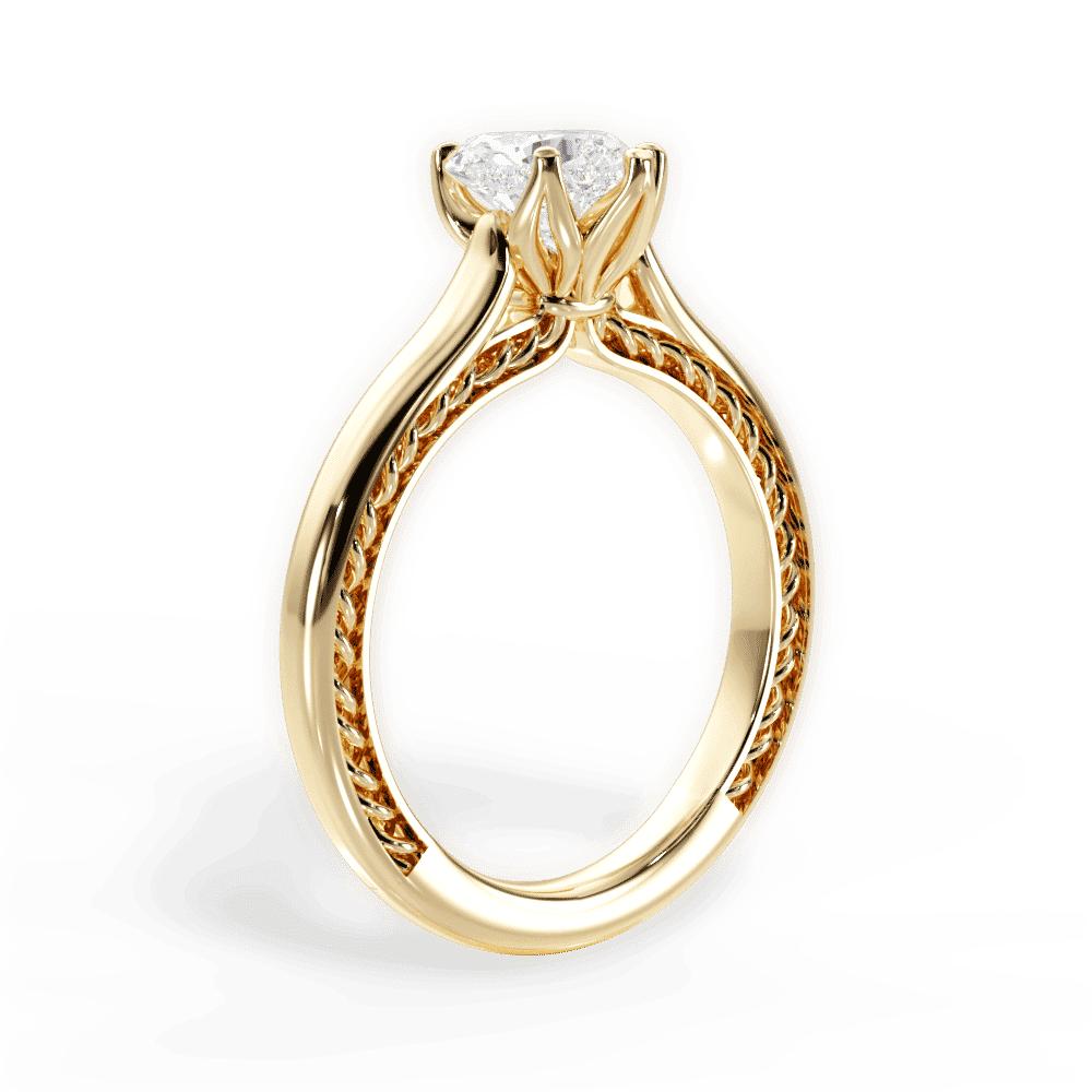 14kt Yellow Gold/18kt Yellow Gold/heart/front
