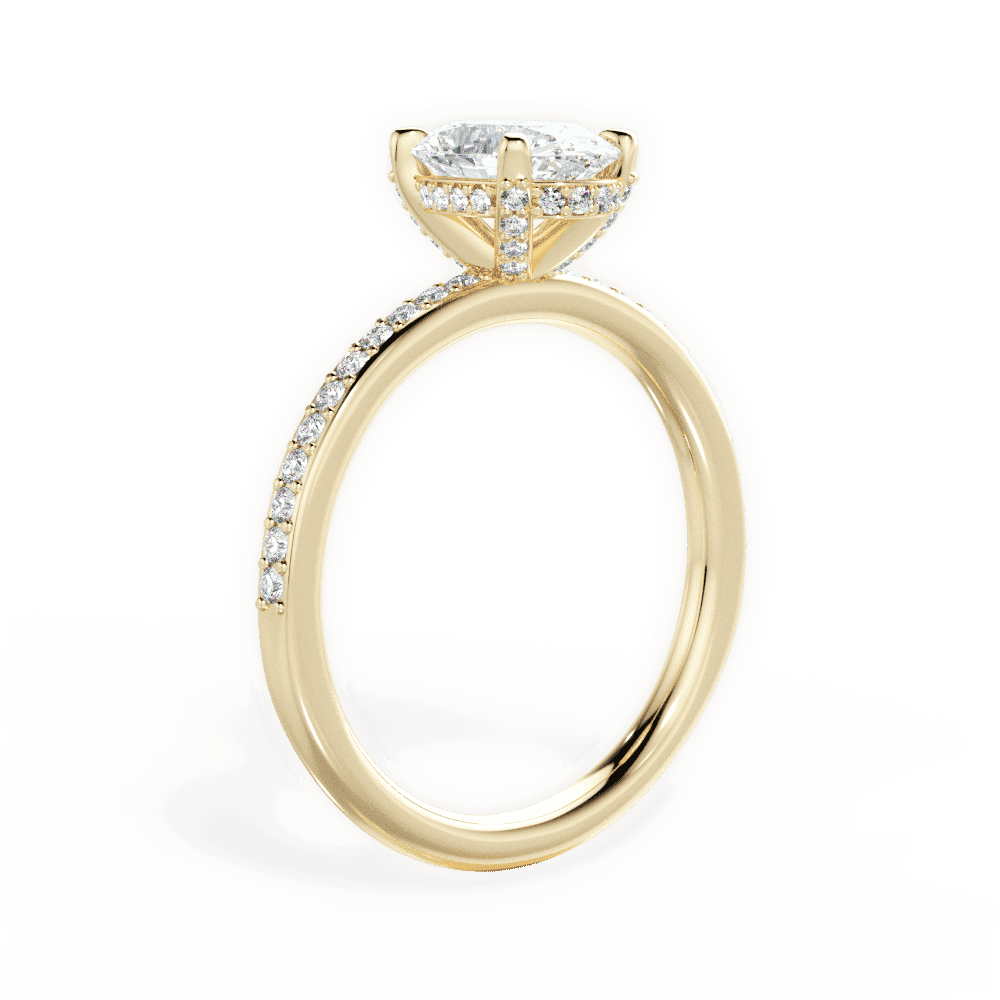 14kt Yellow Gold/18kt Yellow Gold/oval/front