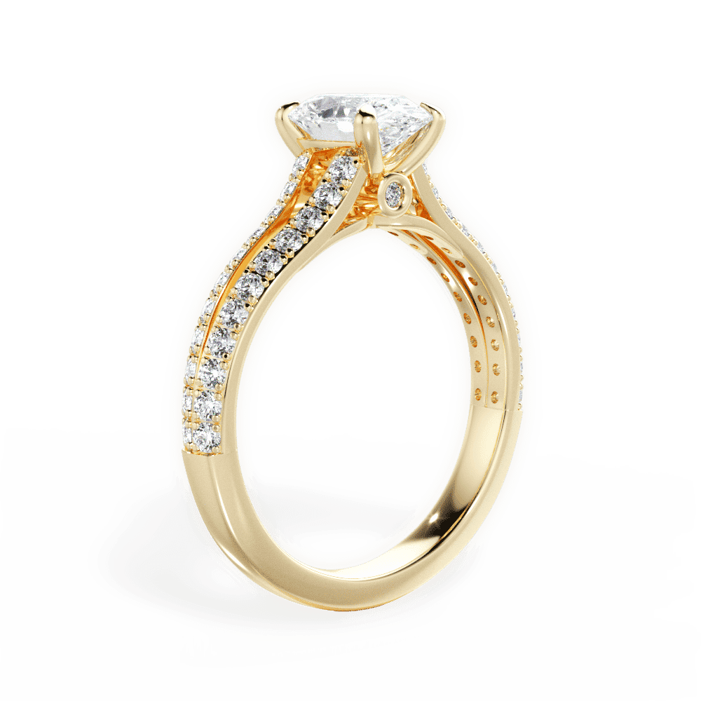 14kt Yellow Gold/18kt Yellow Gold/oval/front