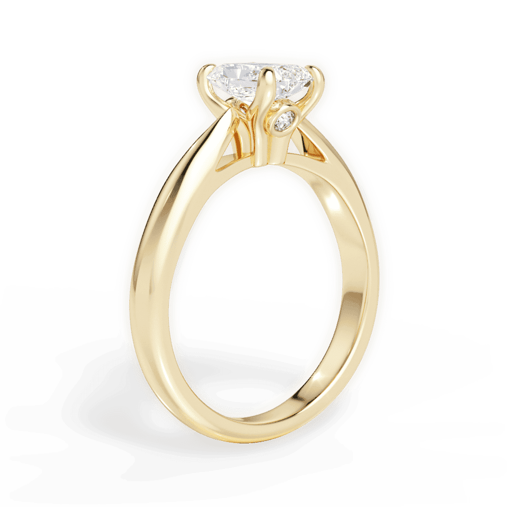14kt Yellow Gold/18kt Yellow Gold/radiant/front