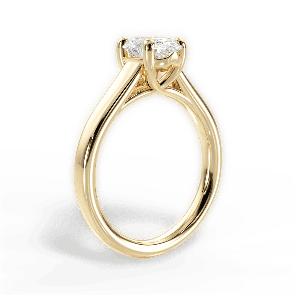 14kt Yellow Gold/18kt Yellow Gold/oval/front