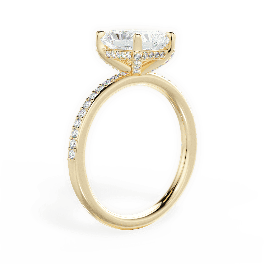 14kt Yellow Gold/18kt Yellow Gold/radiant/front