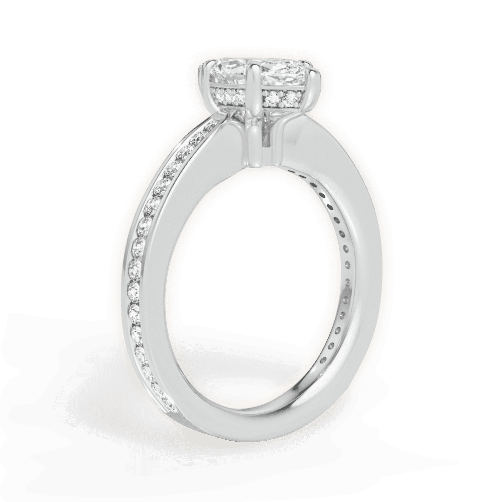 14kt White Gold/18kt White Gold/Platinum/marquise/front