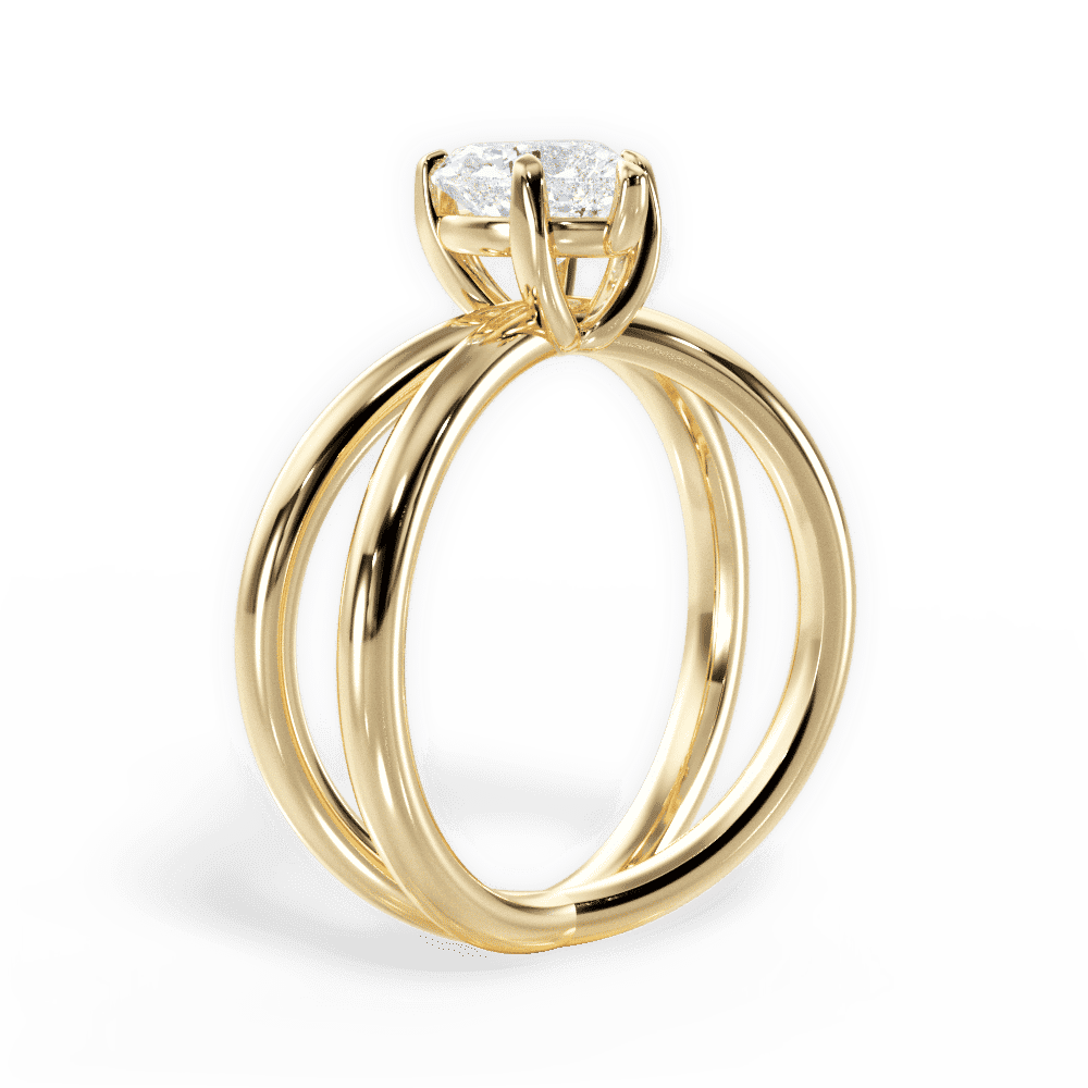 14kt Yellow Gold/18kt Yellow Gold/heart/front