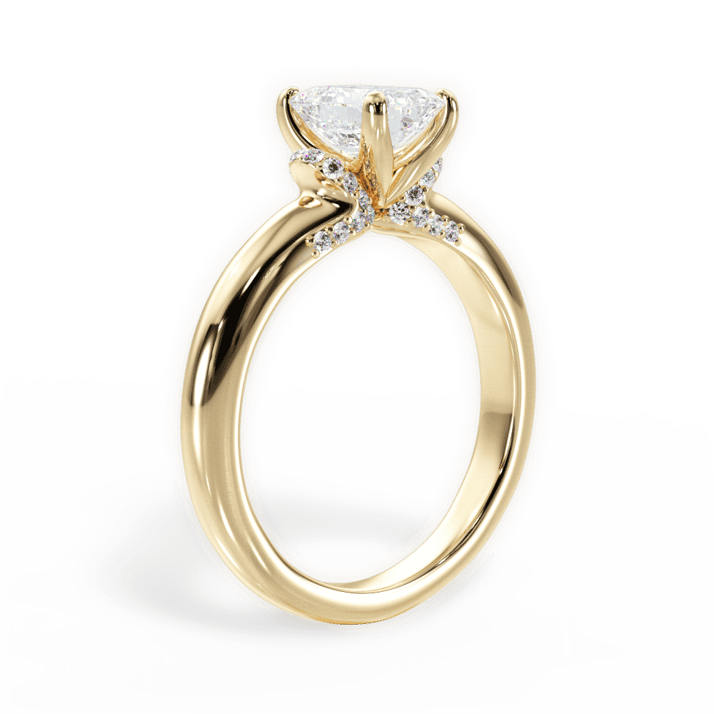 14kt Yellow Gold/18kt Yellow Gold/emerald/front