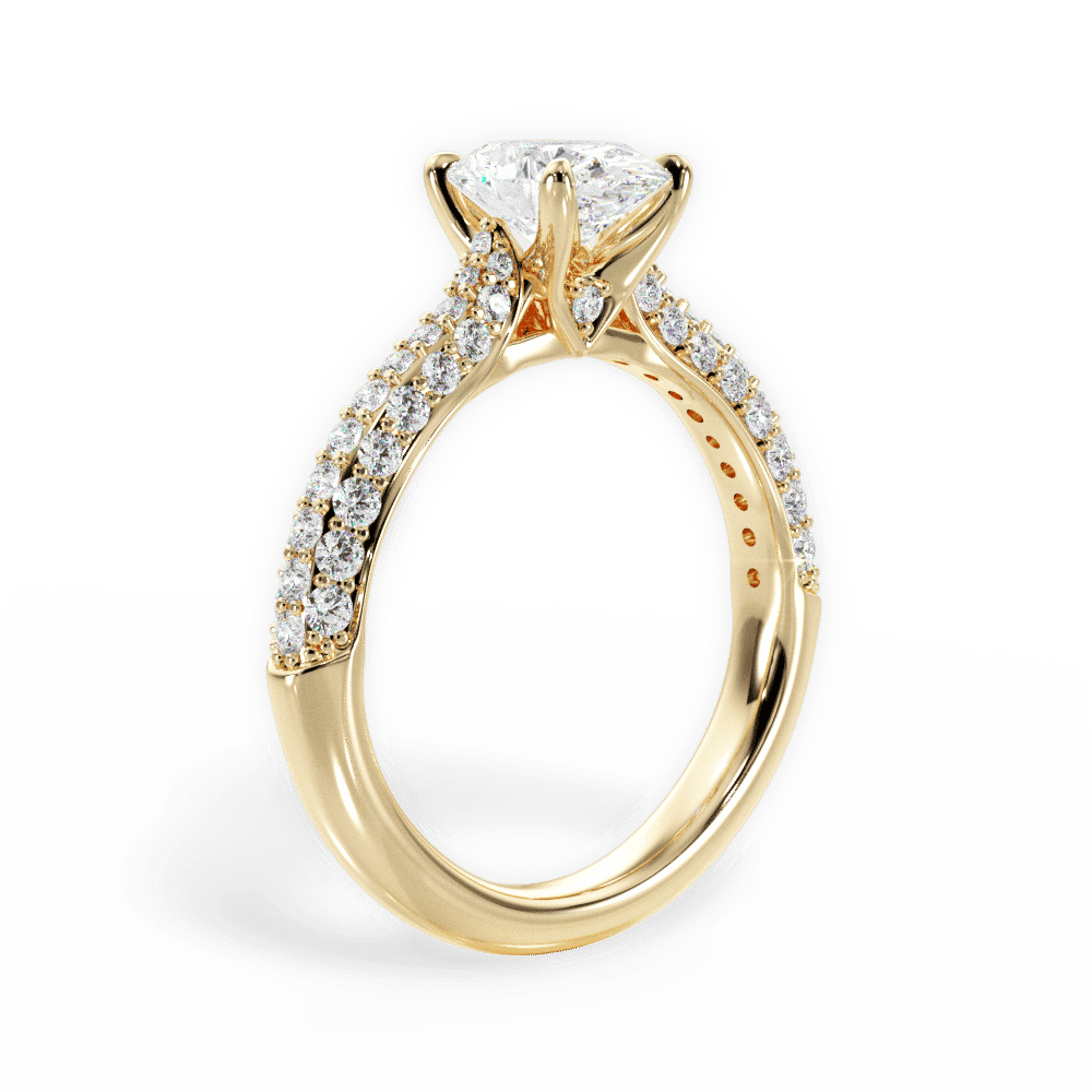 14kt Yellow Gold/18kt Yellow Gold/oval/front